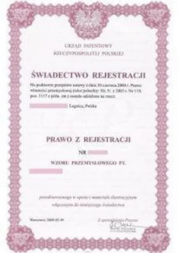 Zastrzeżenie wzoru przemysłowego - cena