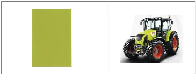 Kolor jako znak towarowy - CLAAS - CTM-011849791