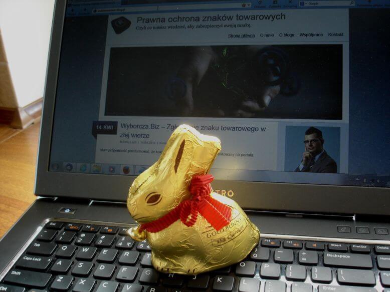 Gold Bunny - Lindt (tuż przed zjedzeniem) Gold Bunny - Lindt (tuż przed zjedzeniem)