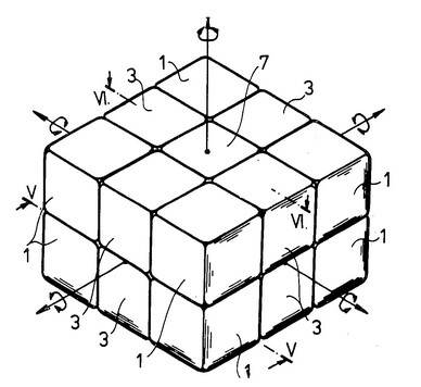 Kostka Rubika - patent