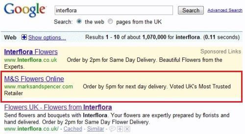 Inerflora – spór o znak towarowy w reklamie internetowej Interflora – spór o znak towarowy w reklamie internetowej